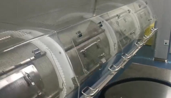 50KG Rotary Cage Dryer / Soft Capsule Tumbler Dryer com PLC Touch Control e Tumbler Cage Blower