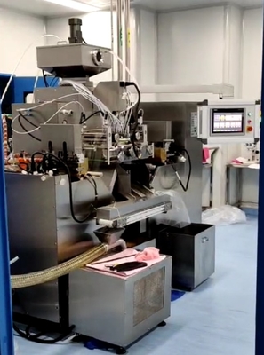 Máquina de fabricação de cápsulas de gel macio de alta precisão com tamanho de rolo de matriz Ф150x250mm de enchimento