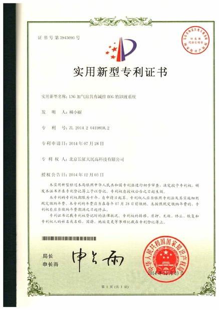 China TIENMIN Co.,LTD Certificações